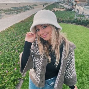 Brown and white coat